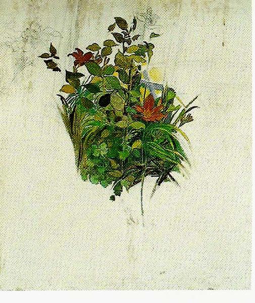 Carl Larsson dagliljor oil painting image